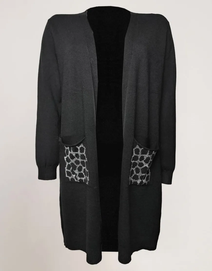 Caban con strass animalier