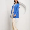 Caban in maglia con bottoni
