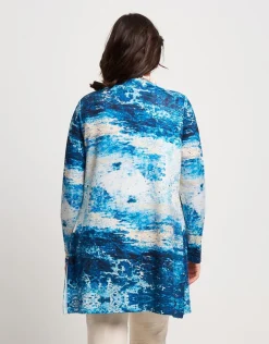 Caban in maglia con tasche
