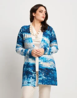 Caban in maglia con tasche