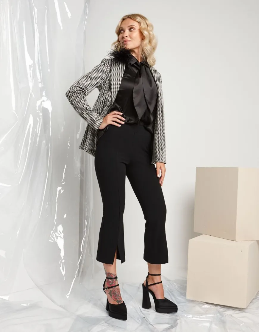 Camicia con cravatta removibile