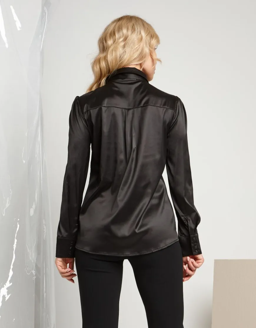 Camicia con cravatta removibile