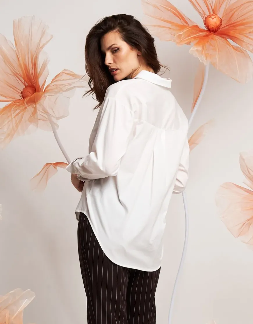Camicia con dettagli di strass