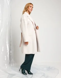 Cappotto a vestaglia con cintura