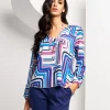 Casacca con scollo a V e arriccio