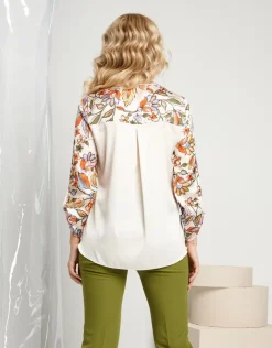 Casacca fantasia floreale