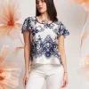 Casacca in fantasia pizzo