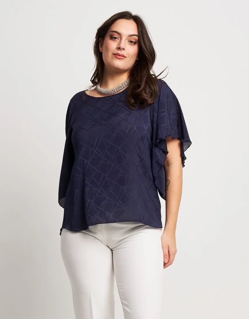 Casacca in raso jacquard