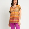 Casacca in rete multicolor