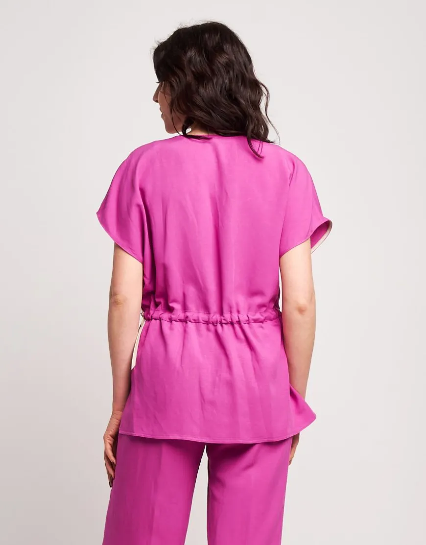 Casacca in viscosa con coulisse