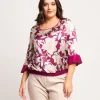 Casacca raso fantasia iris