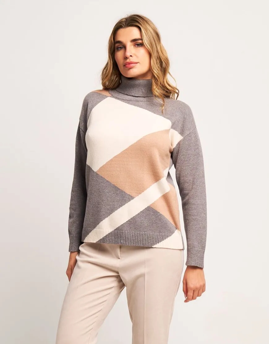 Dolcevita color block