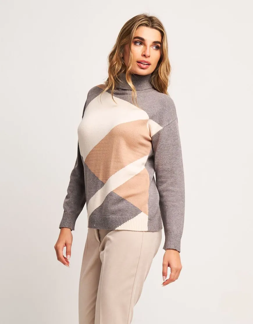 Dolcevita color block