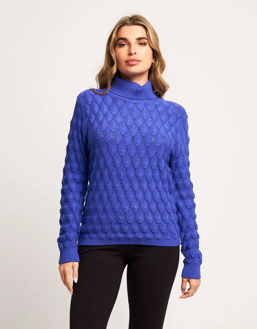 Dolcevita con motivo a squame