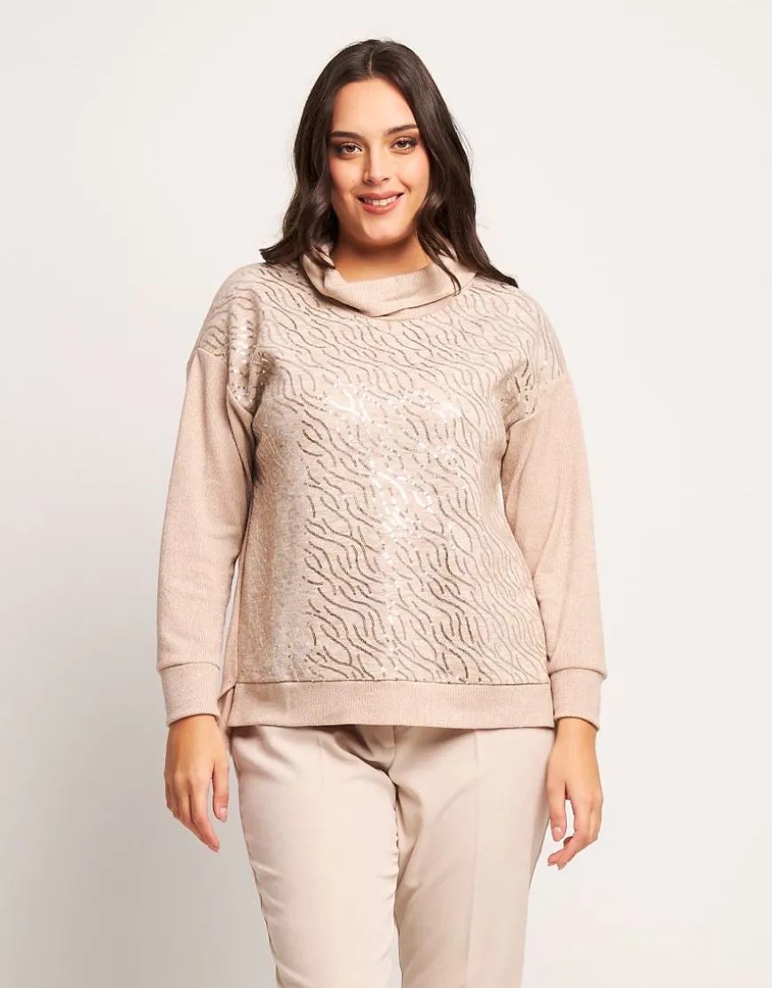 Dolcevita con paillettes