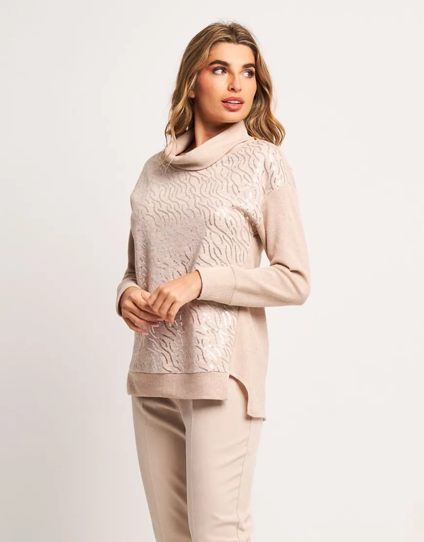 Dolcevita con paillettes