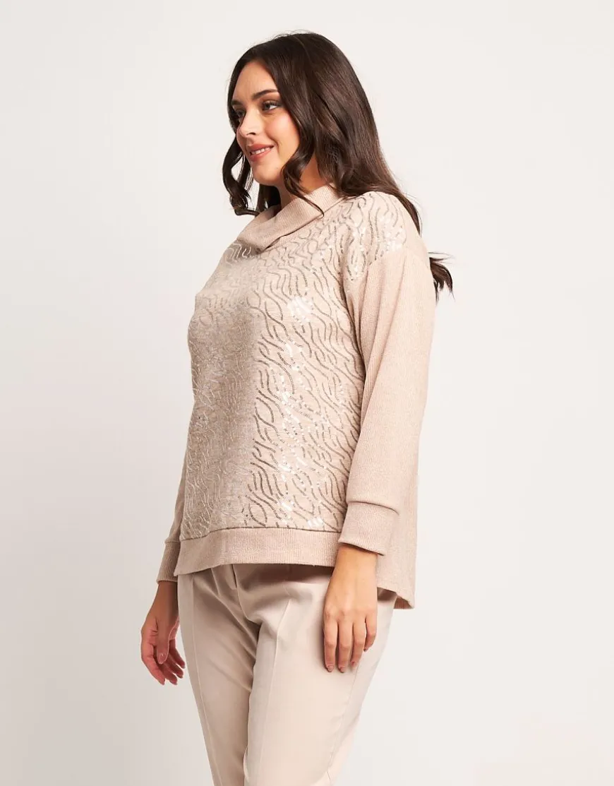 Dolcevita con paillettes