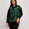 Dolcevita in jacquard fantasia