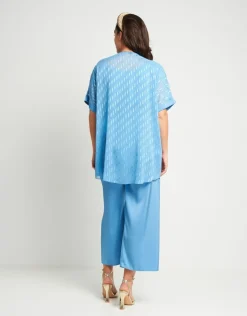 Giacca a kimono con bordi in raso