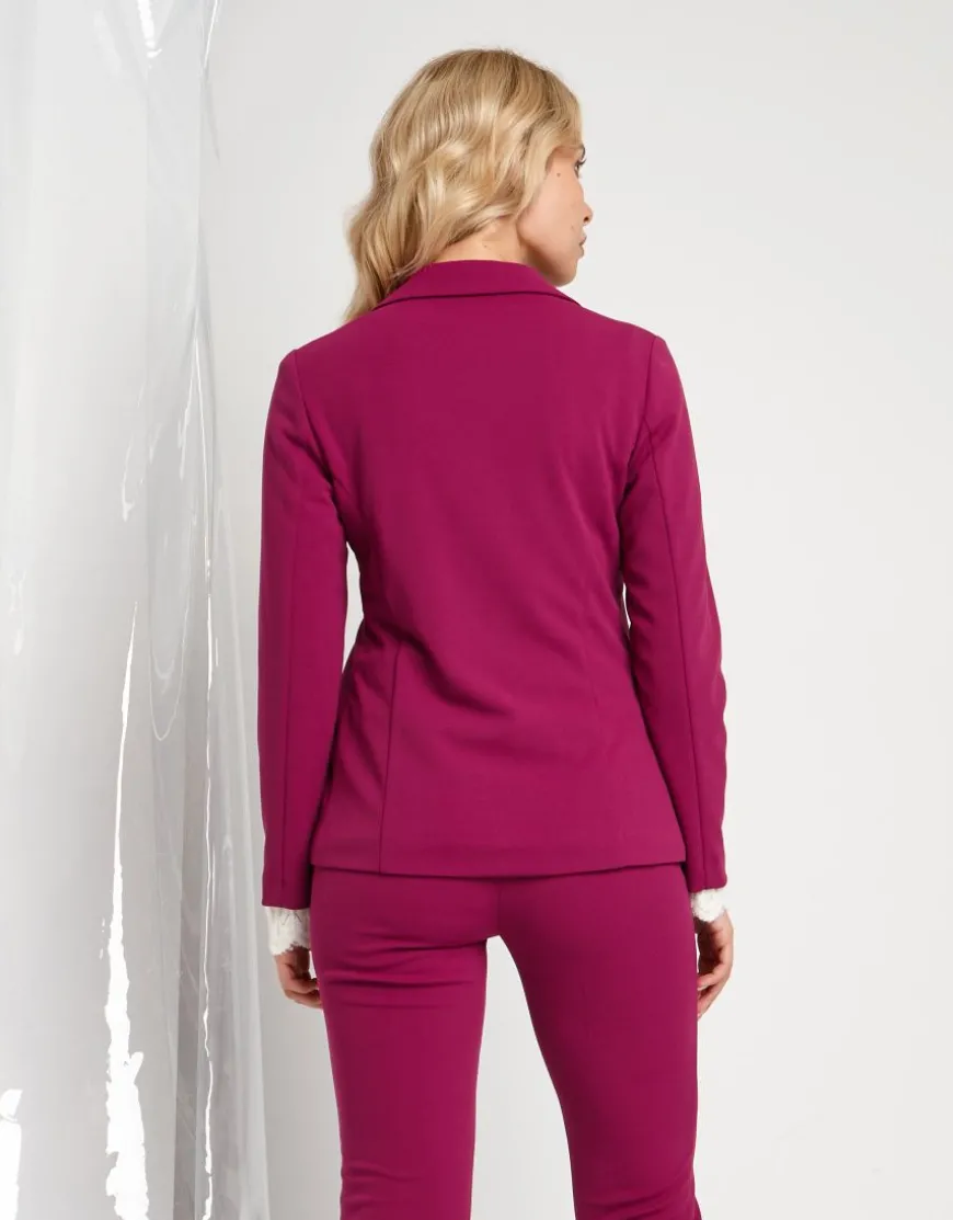Giacca color magenta