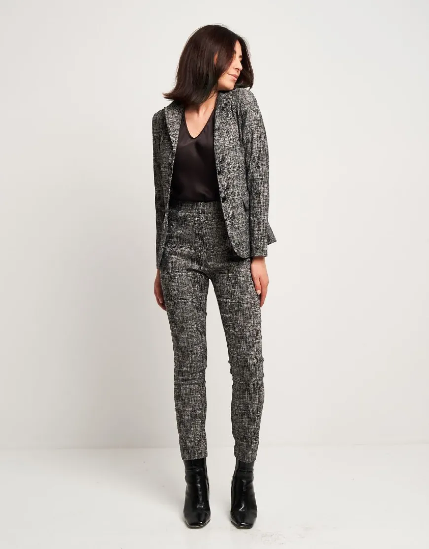 Giacca con filato in lurex