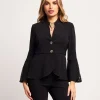 Giacca con inserti in pizzo e paillettes