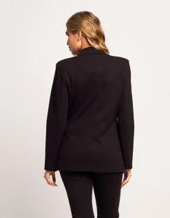 Giacca con revers e pattine