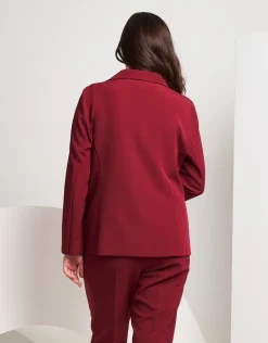 Giacca con revers e pattine laterali
