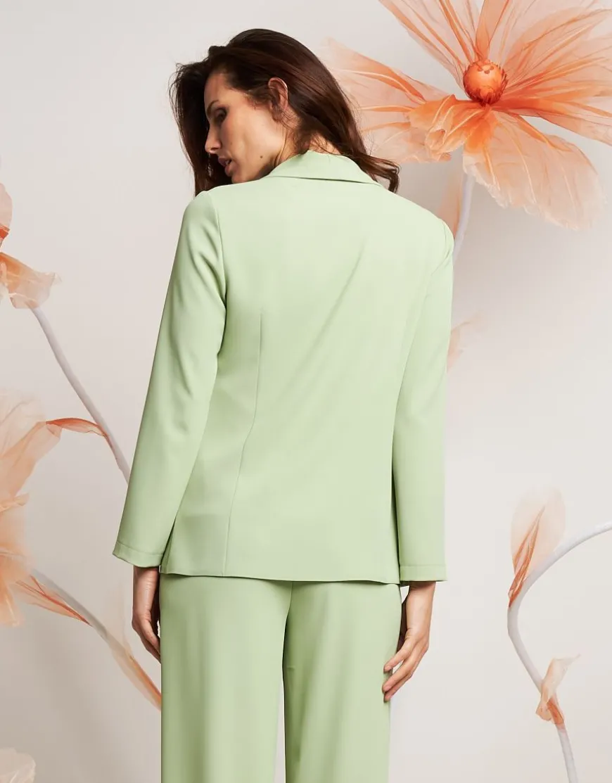 Giacca con scollo drappeggiato