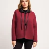 Giacca in doppio jersey con cappuccio