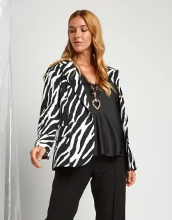 Giacca zebrata