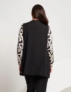 Gilet lungo in fluido