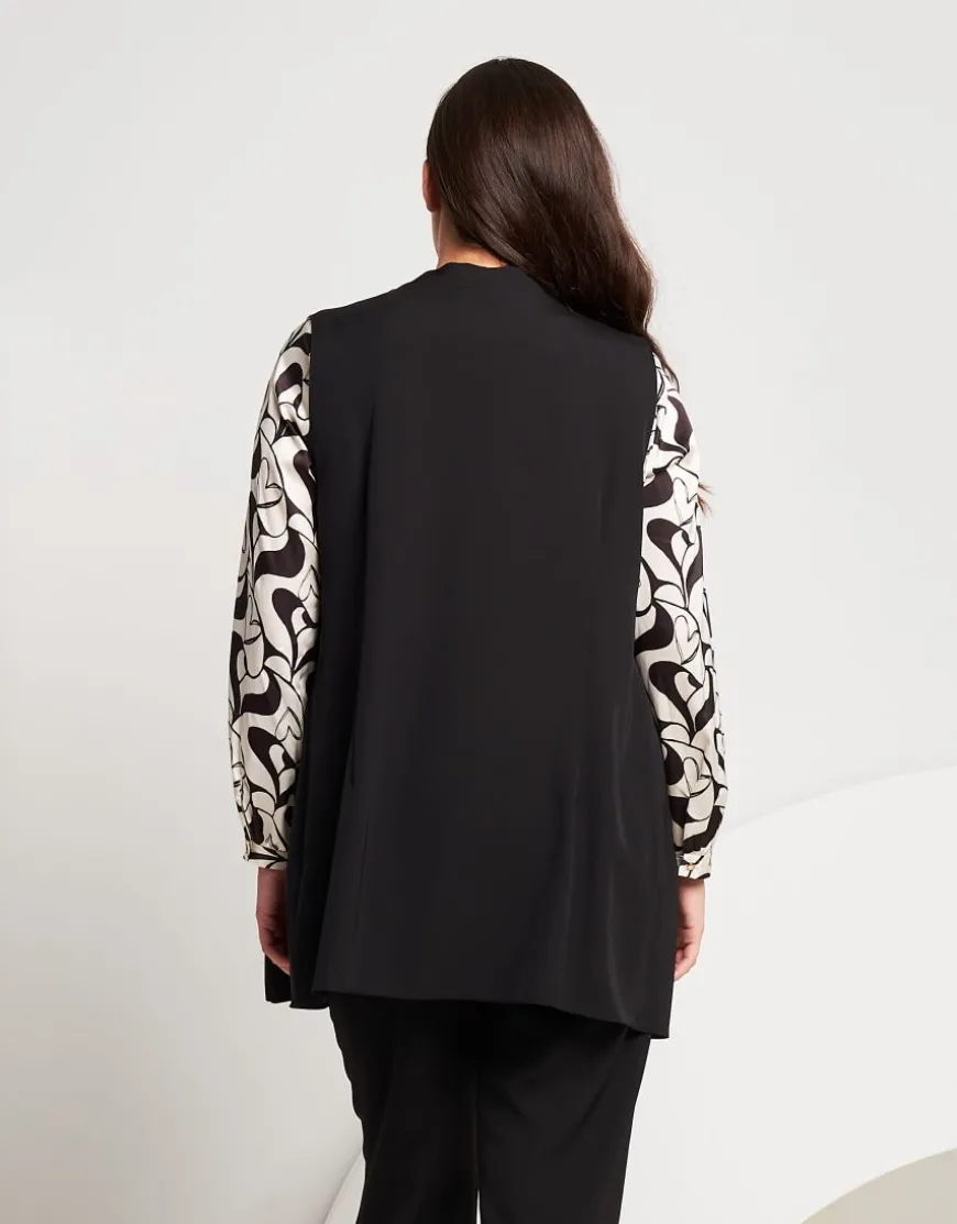 Gilet lungo in fluido