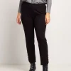 Leggings con bottoni oro