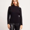 Maglia a coste con lurex