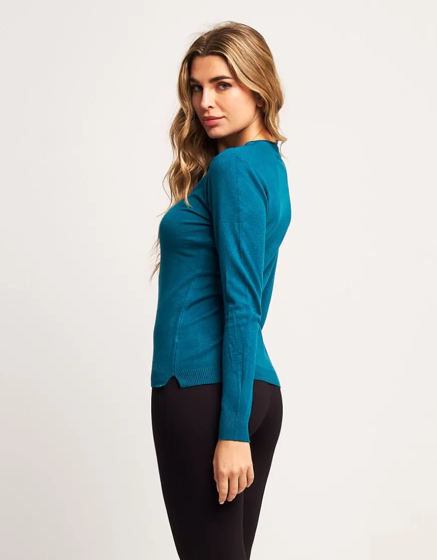Maglia basica con spacchetti laterali