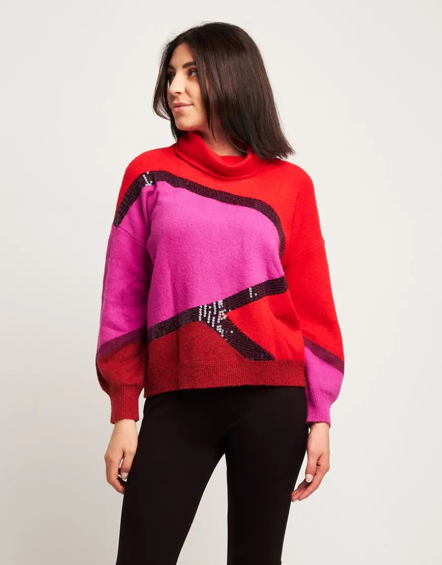 Maglia color block