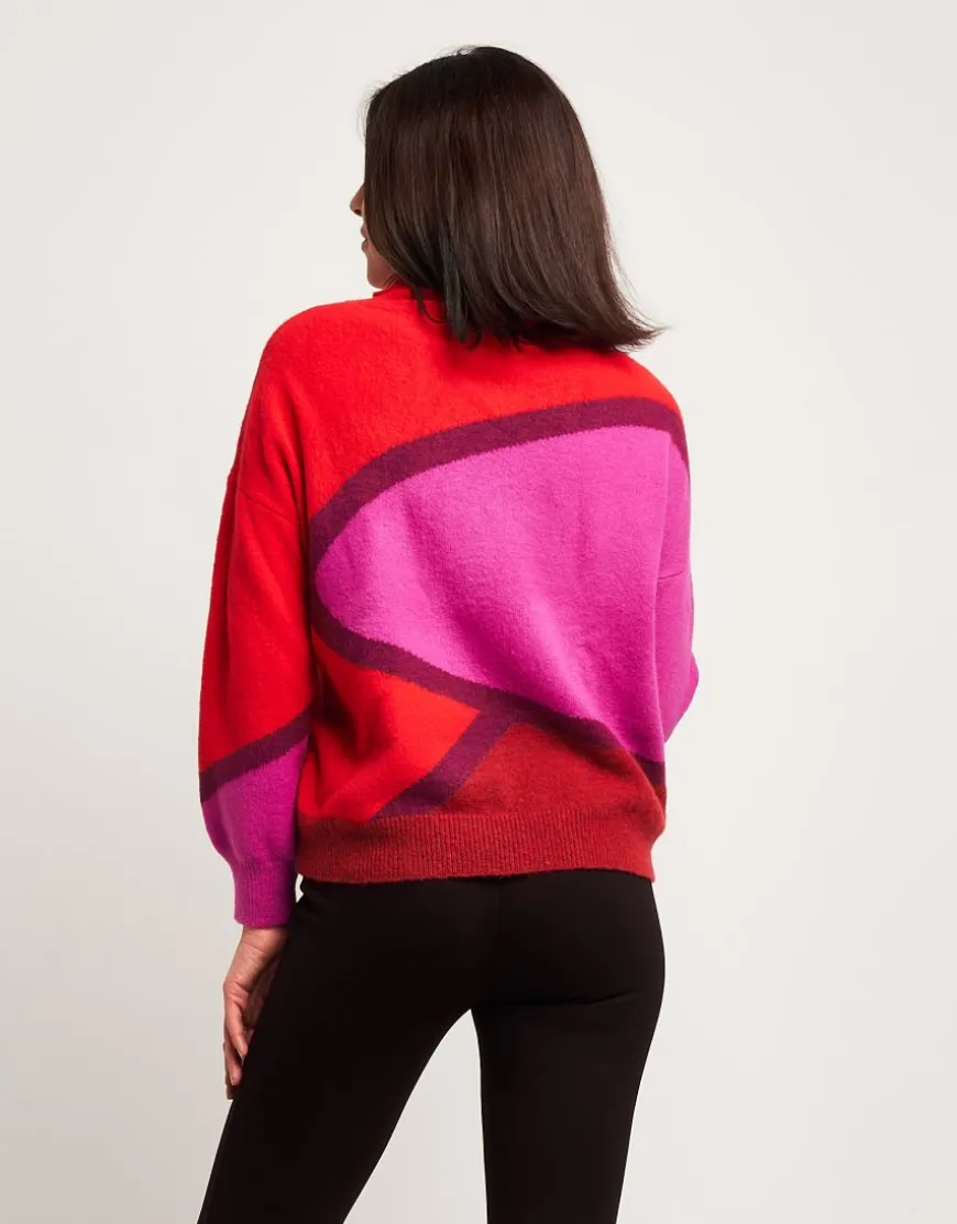 Maglia color block