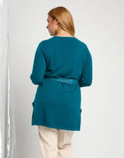 Maglia con cinturina e catena