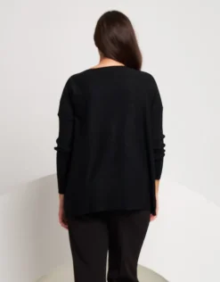 Maglia con zig-zag di strass