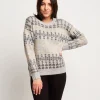 Maglia in lurex con motivo