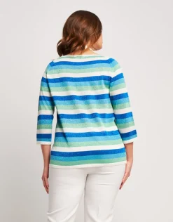 Maglia jacquard geometrica