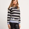 Maglione a righe