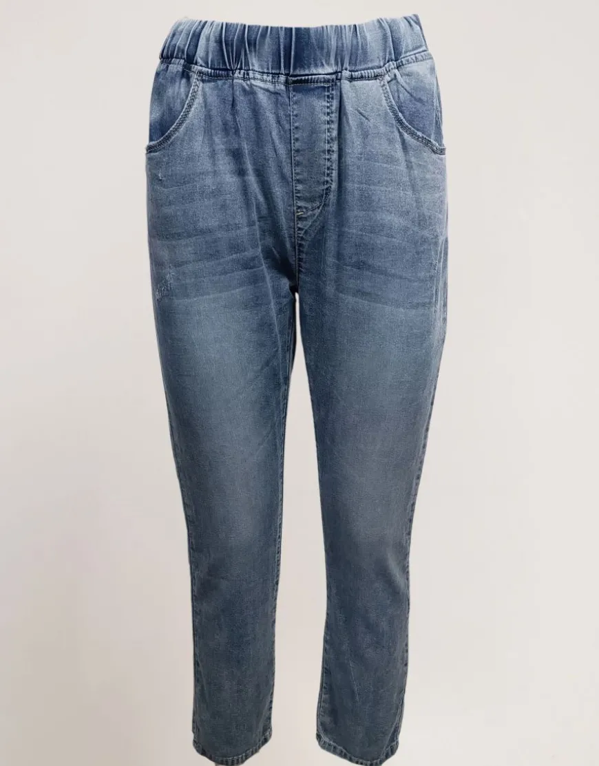 Pantafitness leggero in jeans