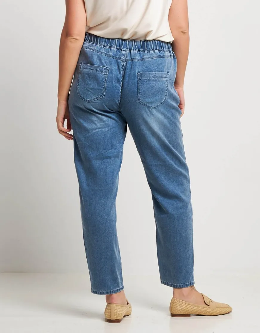 Pantafitness leggero in jeans