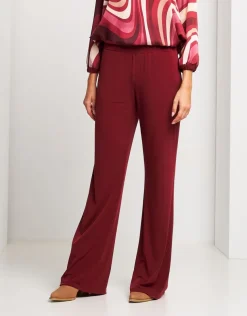 Pantalone a zampa con elastico