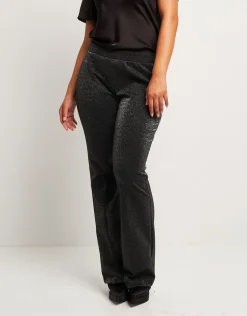 Pantalone a zampa con elastico