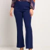 Pantalone a zampetta con elastico