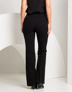 Pantalone a zampetta effetto bouclé