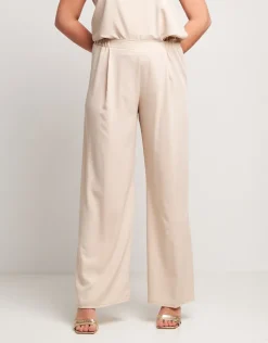 Pantalone ampio in tessuto fluido